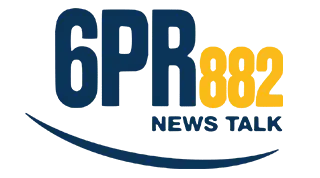 6PR 882 News Talk logo, Shichida was featured on this radio station