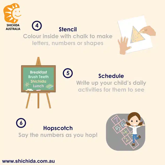Learning Tools at Home: Chalk Activities for Kids - Shichida Australia