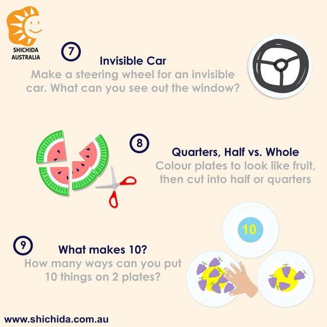 Illustration of paper plate ideas as a sensory tool for kids educational play