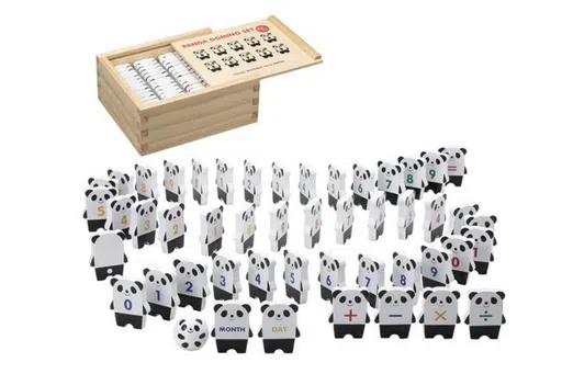 Panda Domino Number Set