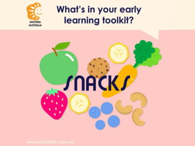 Early learning ideas with snacks