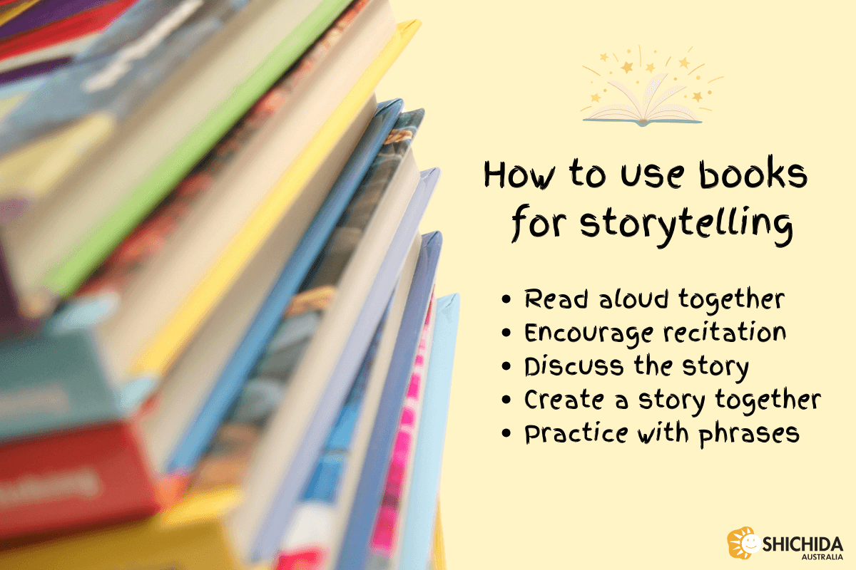 How to use books for storytelling