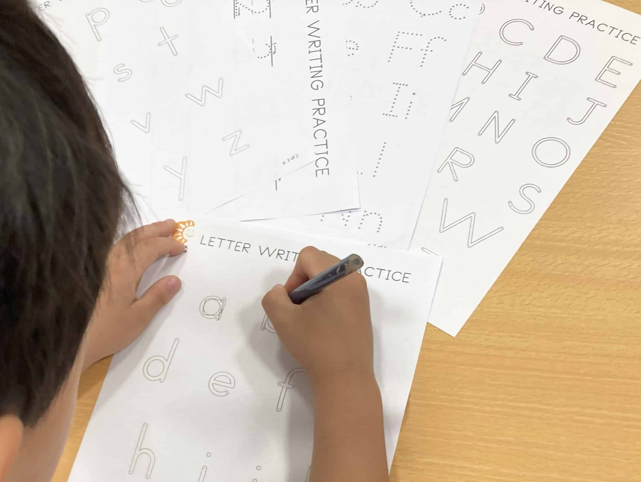 Shichida Australia Early Learning Centre, worksheets
