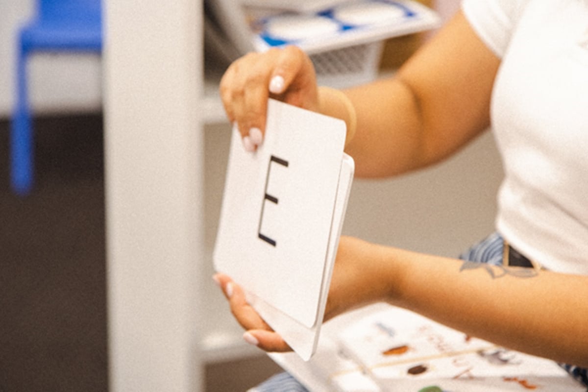 High-speed flashcards at Shichida Australia