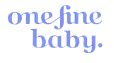 A logo consisting of words one - One Fine Baby