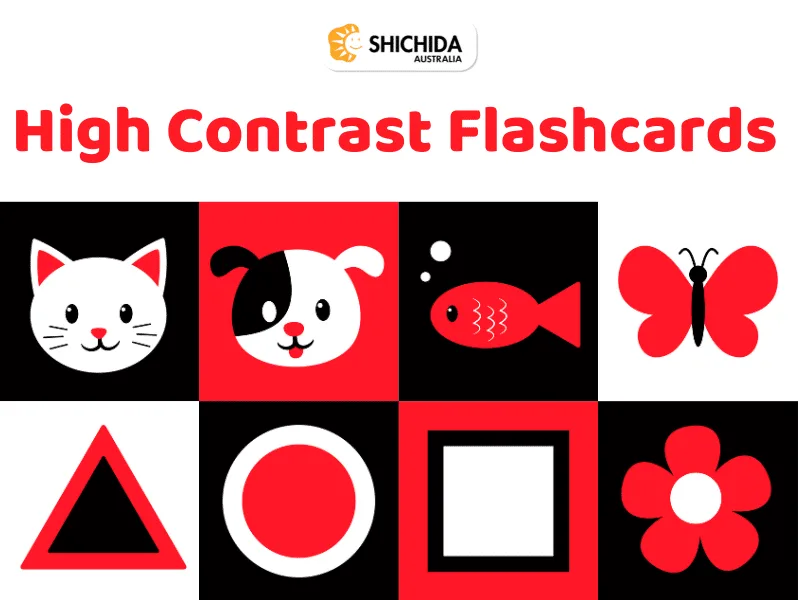 free high contrast flashcards for babies