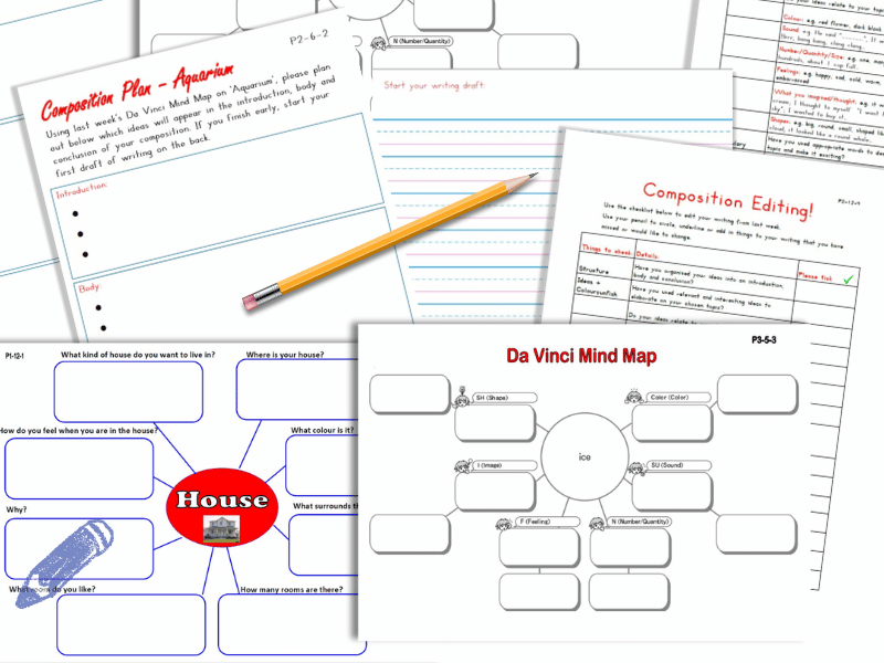 Writing and editing for kids with Shichida