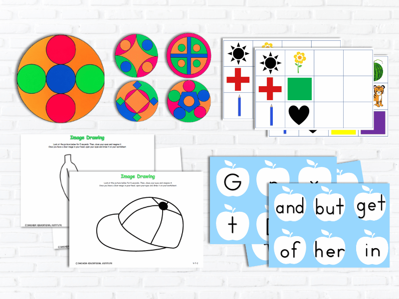 Shichida eidetic image memory game examples
