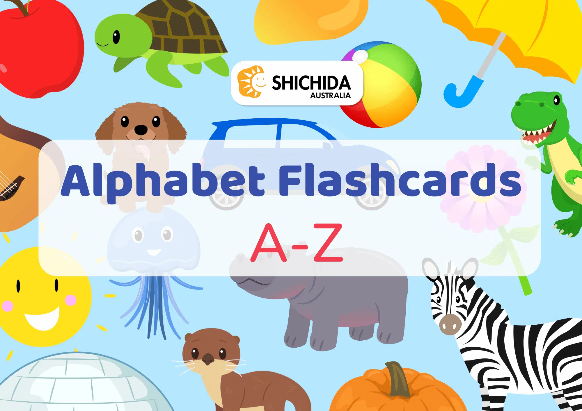 Free Alphabet Flashcards A-Z for kids, Flashcards ABC