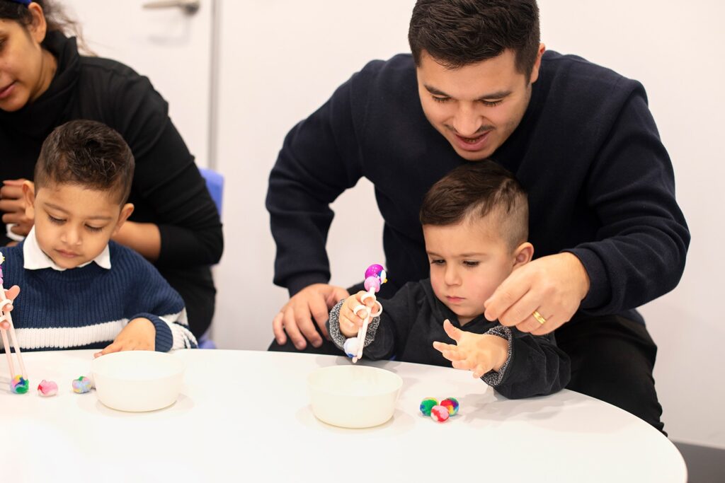 Parent child bond learning