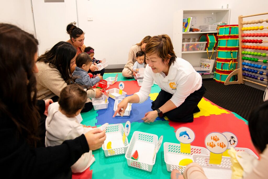 Baby classes are fun at Shichida