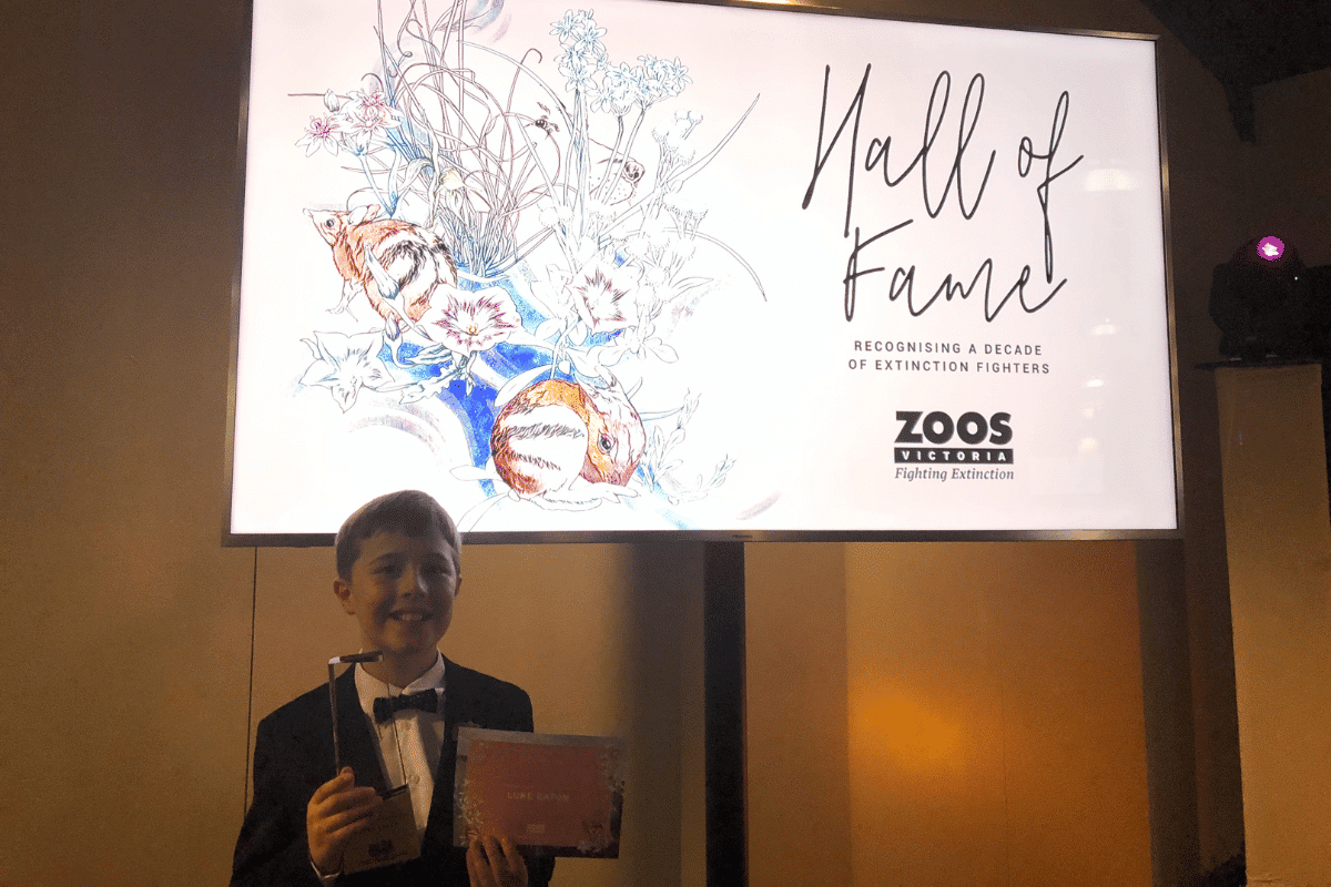 Luke Eaton Shichida learner and animal advocate 2016