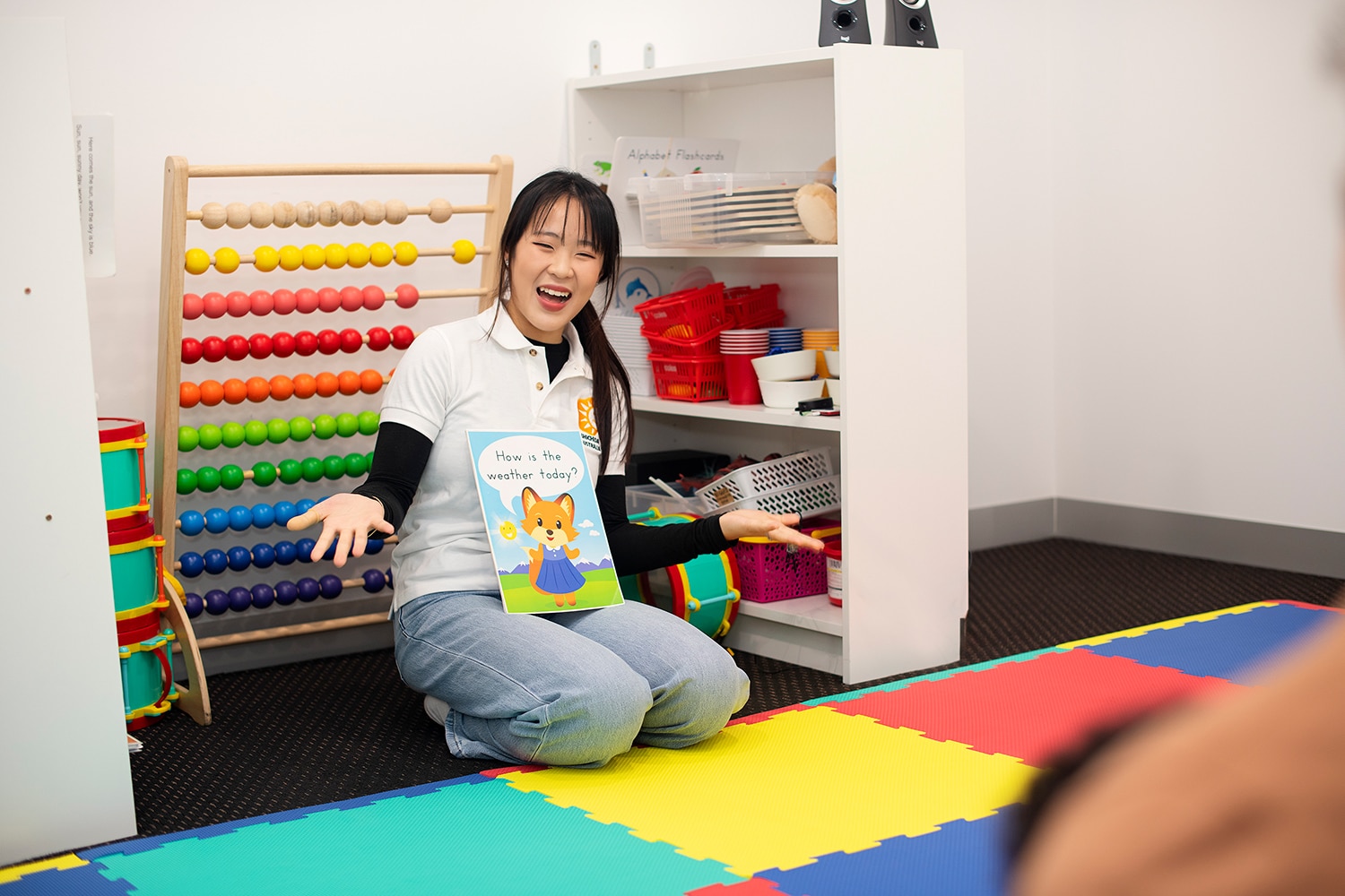 Baby classes weather song and flashcards - Shichida