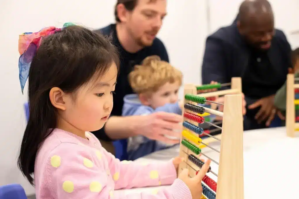 Image by Shichida Australia: Before children solve maths on paper, they need to see it, touch it and move it. Abacus play helps build number sense, focus, fine motor control and confidence.