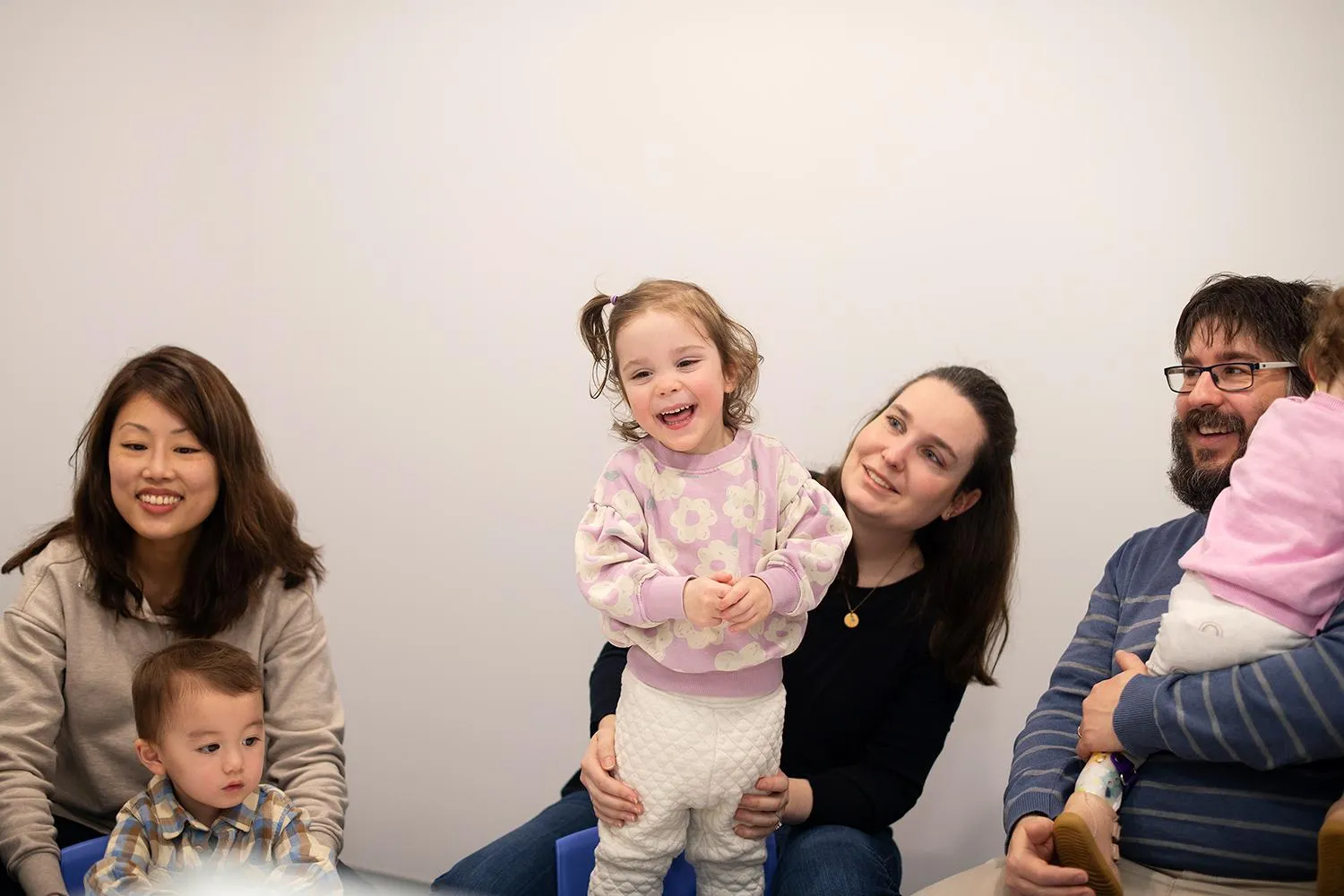 Image by Shichida Australia: Big smiles, shared bonding moments and playful learning in a Shichida toddler class.