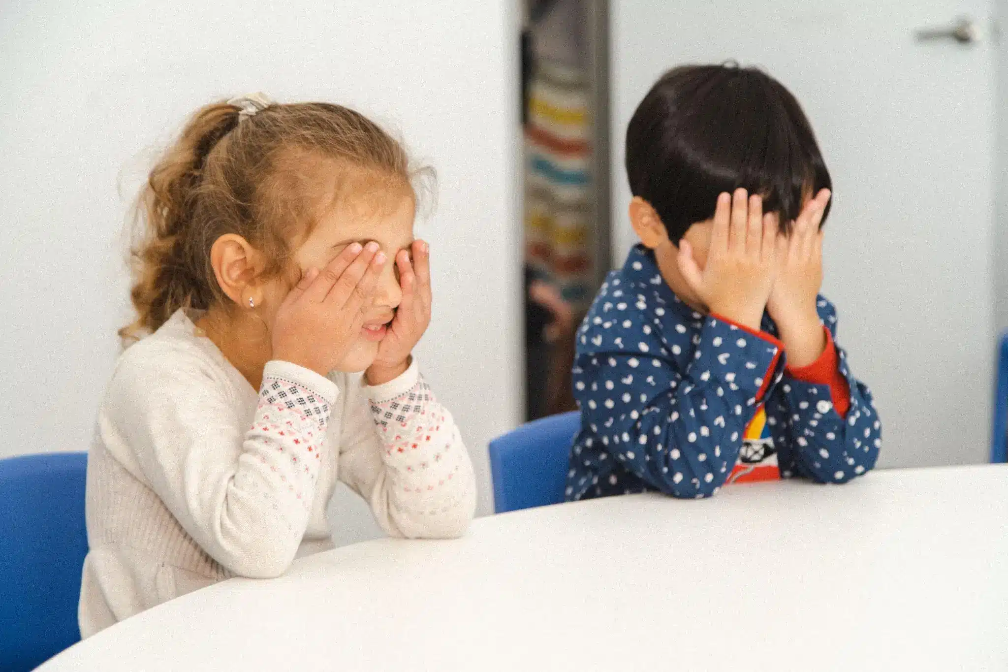 Preschoolers playing a movement-based self-control game